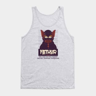 Fathor Definition Like A Dad Just Way Mightier, Dad Funny Sayings, Cute Fathers Day Gift, Dog Dad Who Loves Dogs, Papa Definition T-Shirt Tank Top